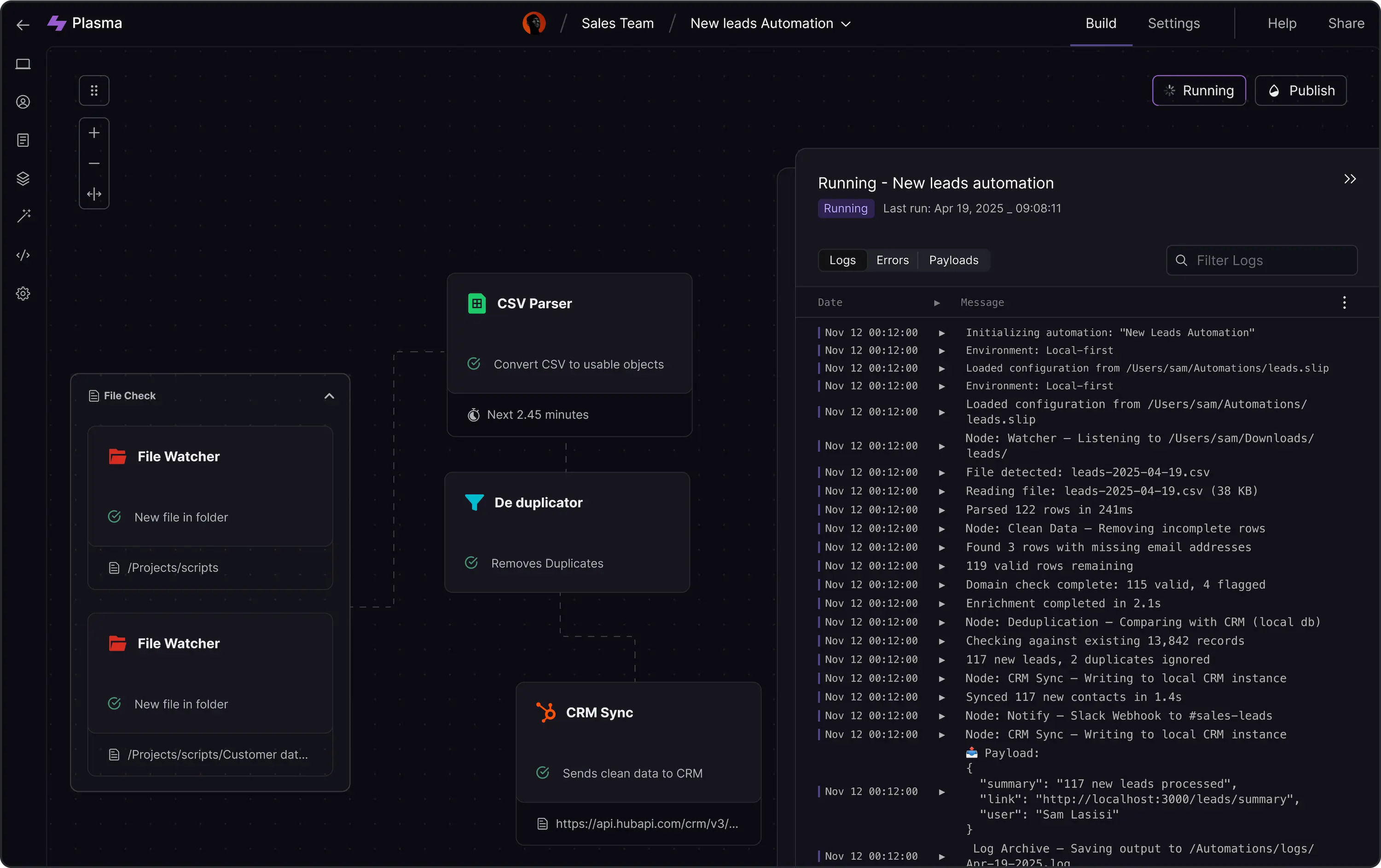 App screenshot